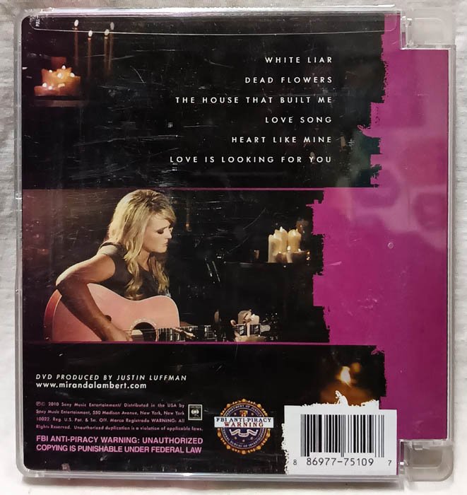 Miranda Lambert Revolution Live By Candlelight English Dvd Album