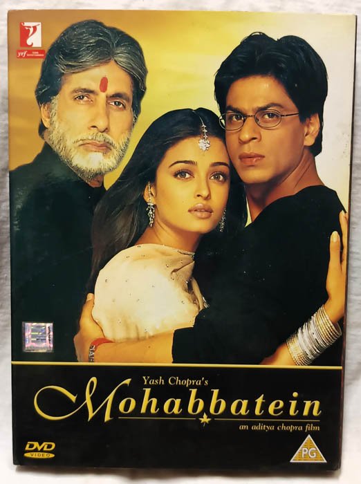 Mohabbatein Hindi Movie Dvd