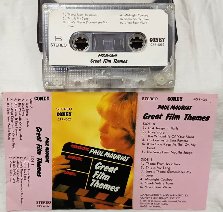 Paul Mauriat Great Film Themes Audio Cassette