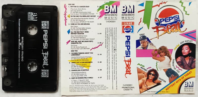 Pepsi Beat Audio Cassette