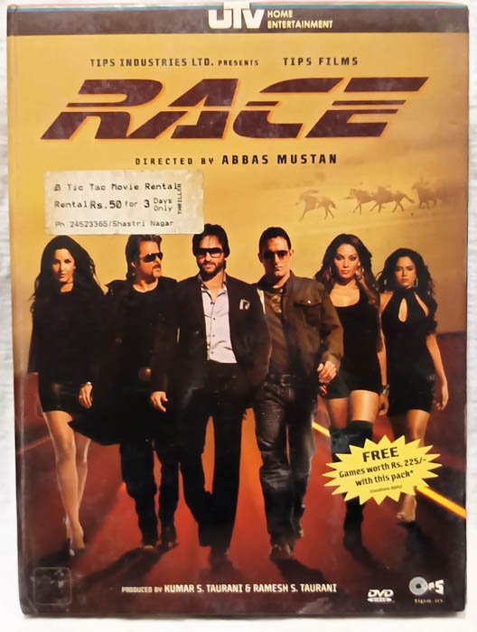 Race Hindi Movie Dvd