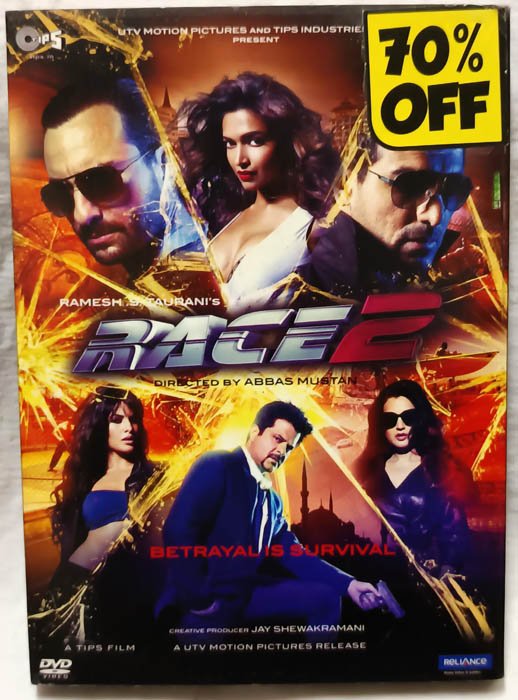 Race2 Hindi Movie Dvd