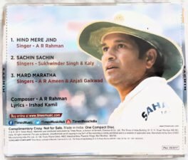 Sachin Hindi Audio Cd By A.R Rahman