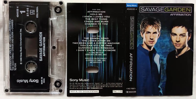 Savage Garden Affirmaion Audio Cassette