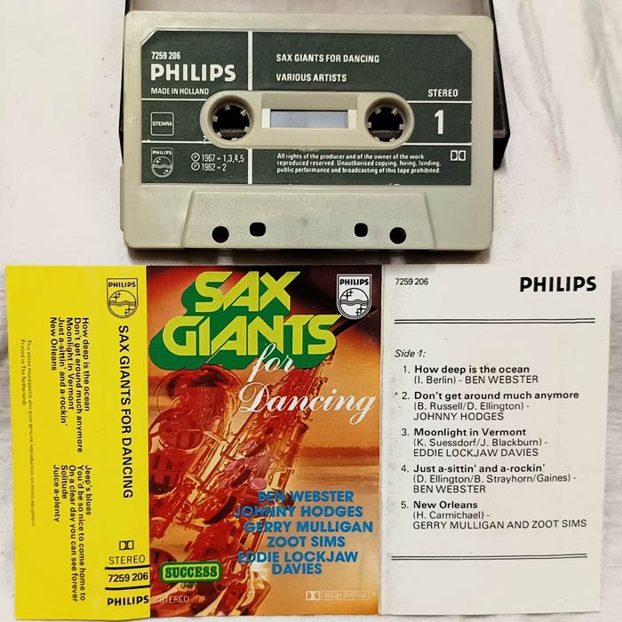 Sax Giants for Dancing Audio Cassette