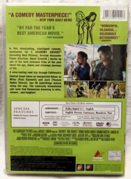 Sideways English Movie Dvd