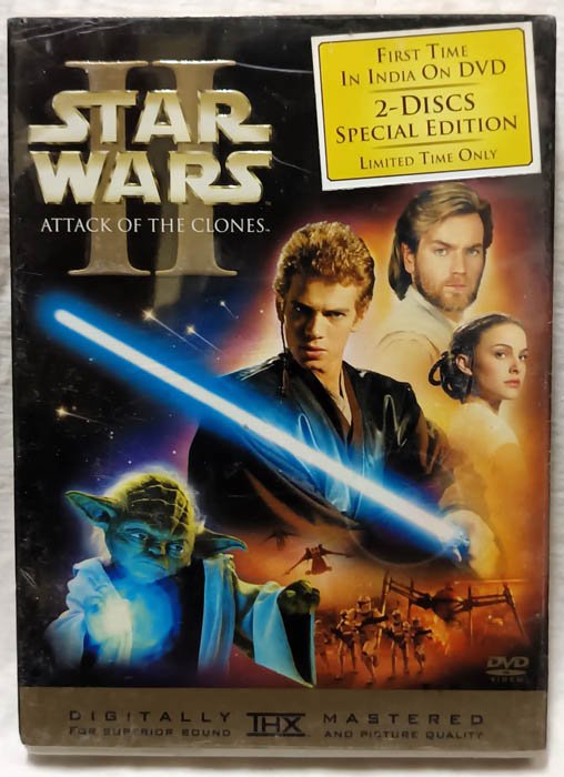 Star Wars II Attack of the Clones English Movie Dvd