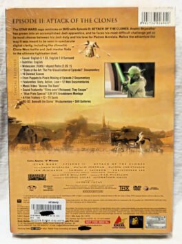 Star Wars II Attack of the Clones English Movie Dvd Sealed Pack