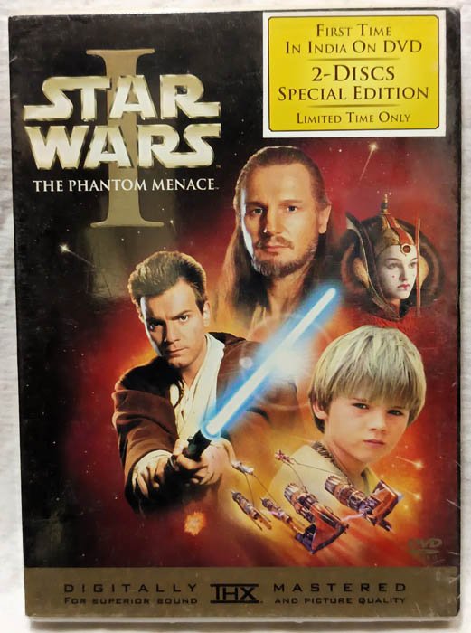 Star Wars The Phantom Menace English Movie Dvd