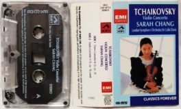 Tchaikovsky Violin Concerto Sarah Chang Londn Symphony Orchestra sir Colin Davis Audio Cassette