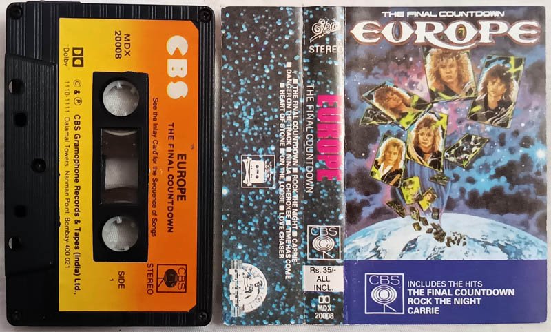 Th Final Countdown Europe Audio Cassette