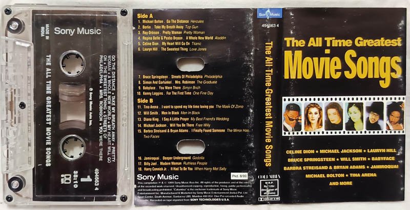 The All Time Greatest Movie Songs Audio Cassette
