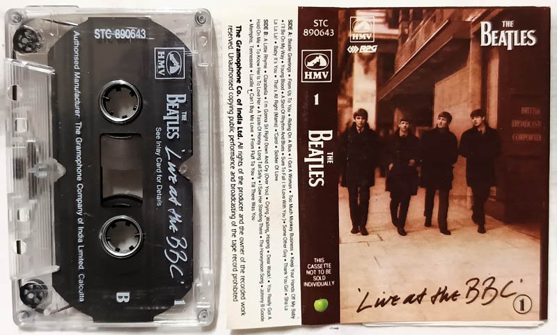 The Beatles Live at the BBC Audio Cassette