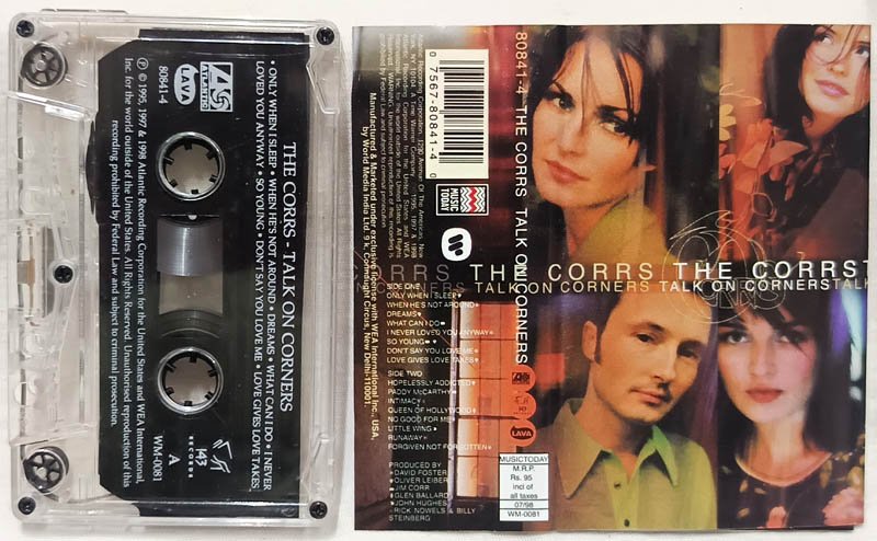 The Corrs-Talk on Corners Audio Cassette