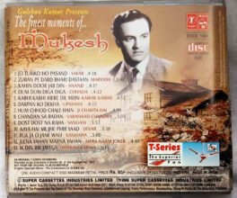 The Finest Moments of Mukesh Hindi Audio cd