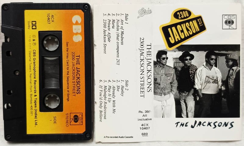 The Jacksons 2300 Jackson Street Audio Cassette