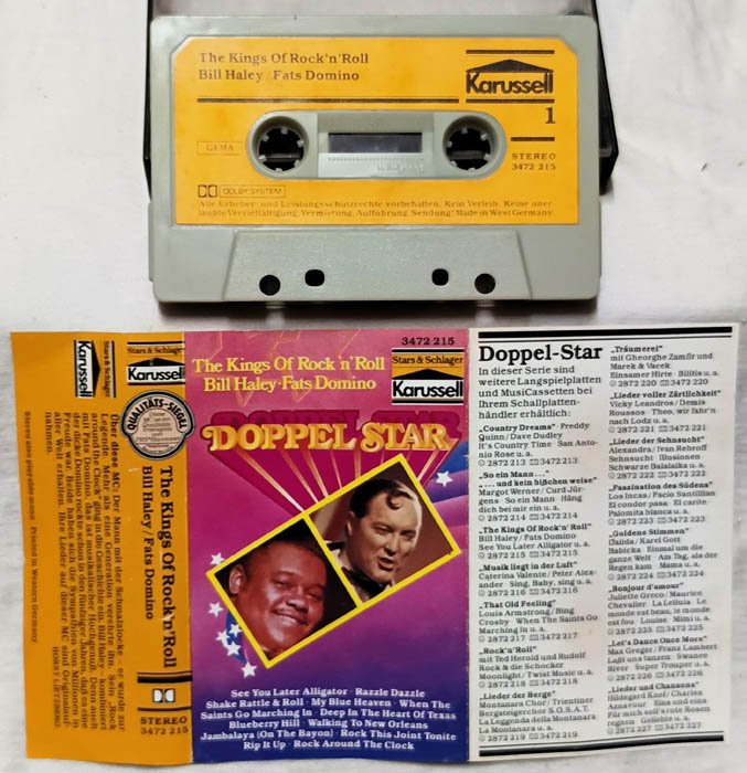 The King of Rock n Roll-Bill Halcy-Fats Domino Doppel Star Audio Cassette