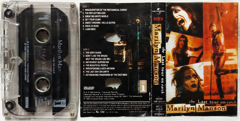 The Last Tour on Earth Marilyn Manson Audio Cassette