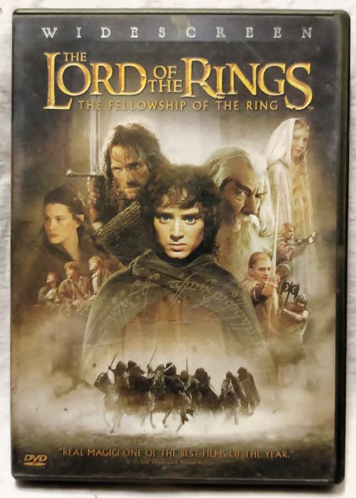The Lord of The Rings The Fellowship of The Ring Movie Dvd