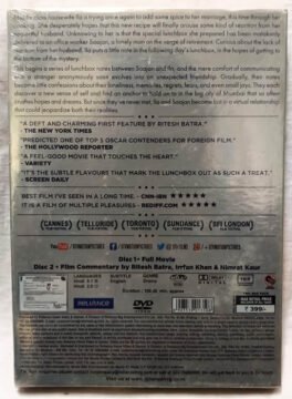 The Lunch Box Hindi Movie Dvd