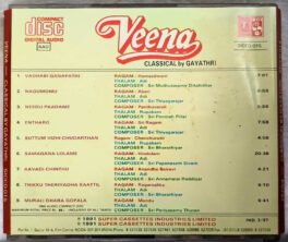Veena Classical By Gayathri Audio cd