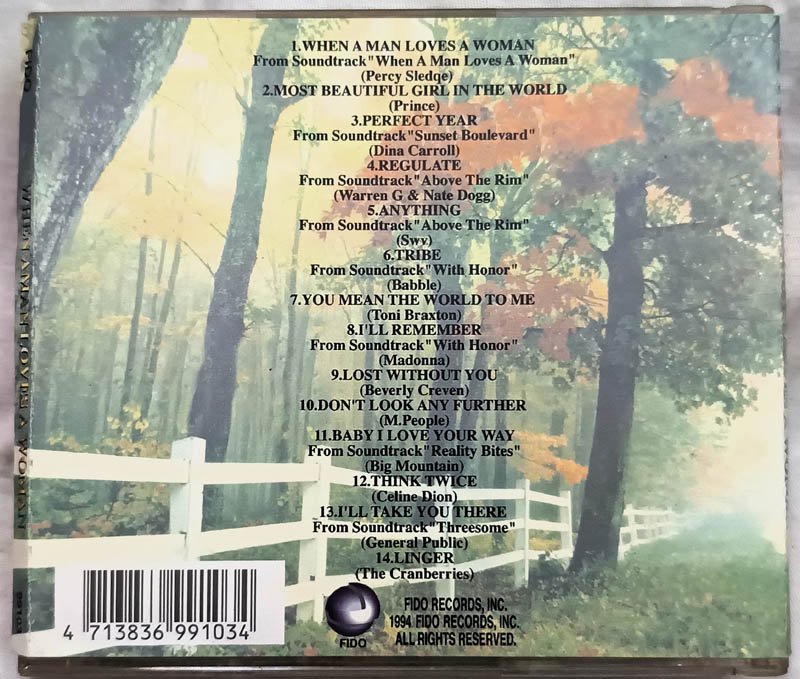 When a man love women Audio cd.