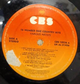 16 Number one country Hits Record LP