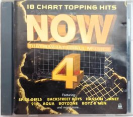 18 Chart Topping Hits Now That What I Call Music 4 English Audio Cd