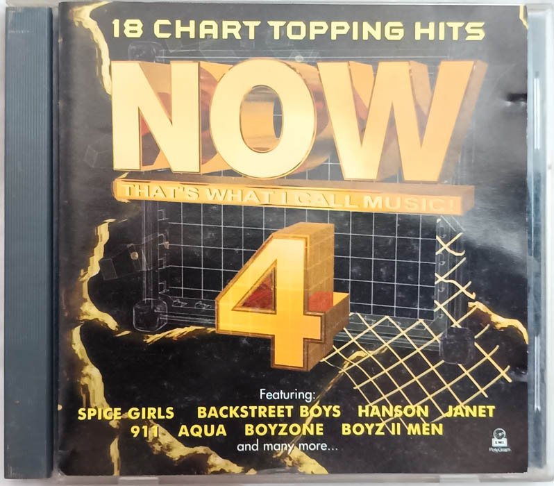 18 Chart Topping Hits Now That What I Call Music 4 English Audio Cd