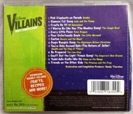 Disney Villains Simply Sinister Songs English Audio Cd