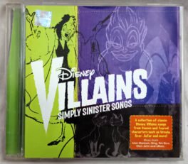 Disney Villains Simply Sinister Songs English Audio Cd