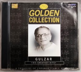 Golden Collection Gulzar His Greatest Hits A Treasure OF Unforgettable Melodies Hindi Audio Cd