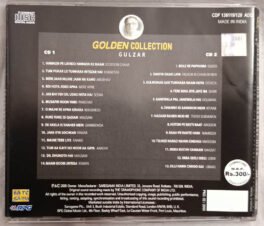 Golden Collection Gulzar His Greatest Hits A Treasure OF Unforgettable Melodies Hindi Audio Cd