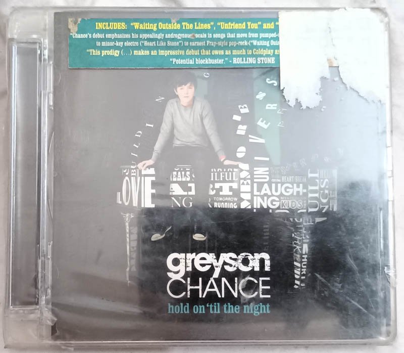 Grayson Chance Hold on til the Night English Audio Cd