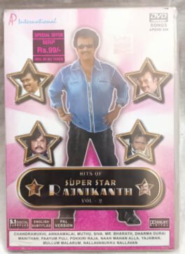 Hits of Super Star Rajnikanth Vol.2 Tamil Movie Dvd Sealed Pack