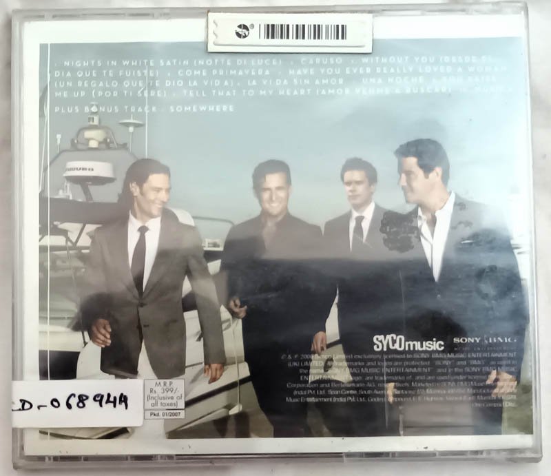 IL DIVO Siempre English Audio Cd