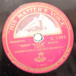 International Concert Orchestra 78 RPM Record