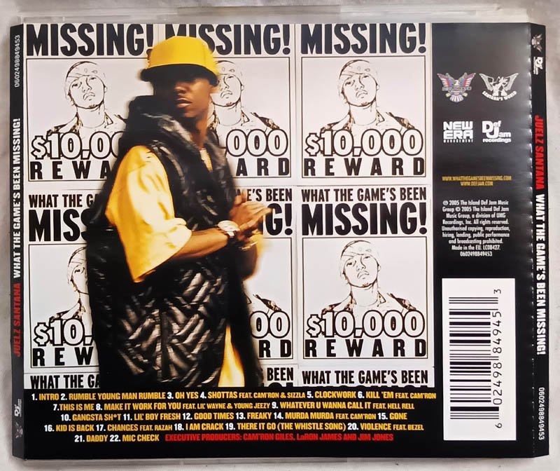 Juelz Santana What The Games Been Missing English Audio Cd