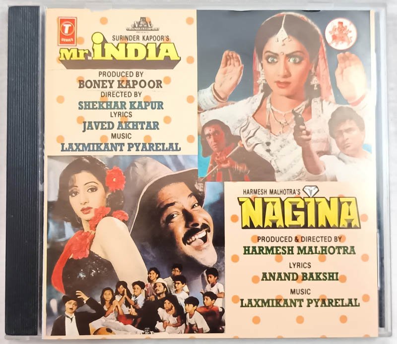 Mr.India - Nagina Hindi Audio Cd By Laxmikant Pyarelal