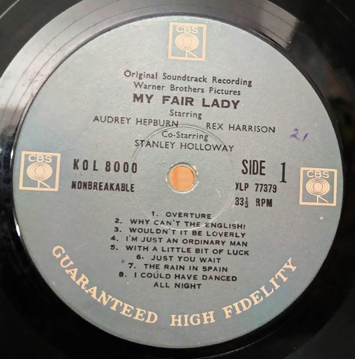 My Fair Lady Vinyl Record LP