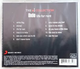 No.1 Collection Album English Dido Life Fo Rent Audio Cd