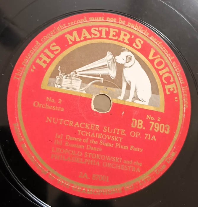 Orchestra Nutcracker Suite OP 71A Tchaikovsky 78 RPM Record