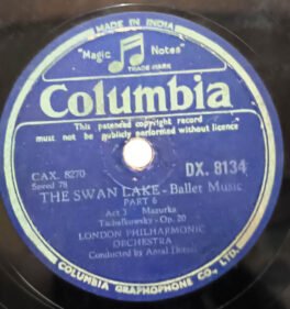 Orchestra The Swan Lake Ballet part 3 78 RPM Record