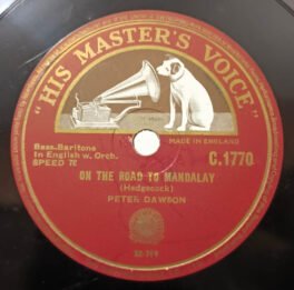 Orchestra The Trumpeter Dix Peter Dawson 78 RPM Record