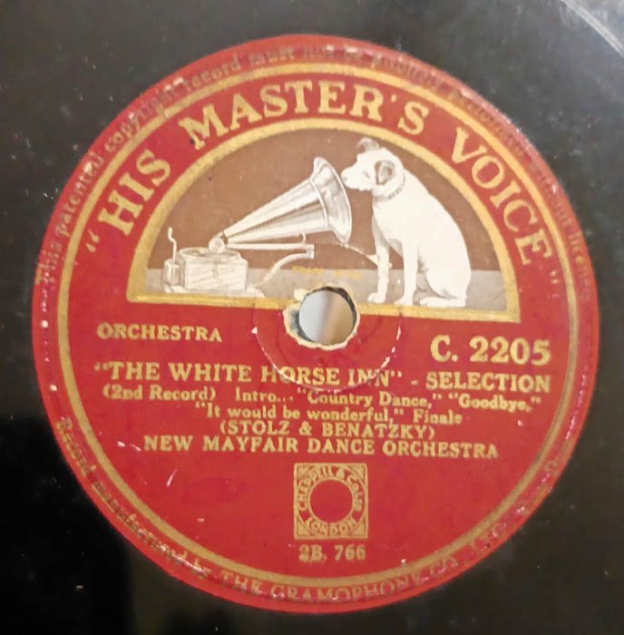 Orchestra The White horse Inn 2nd record 78 RPM Record