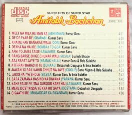 Super Hits of Super Star Amitabh Bachchan Hindi Audio Cd