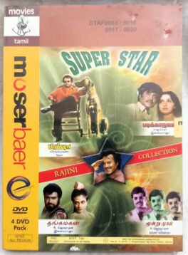 Super Star Rajni Collection Tamil Movie 4 Dvd Pack