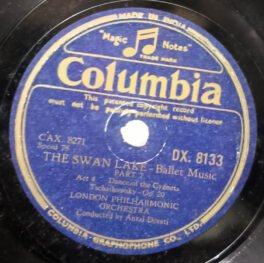 The Swan lake Ballet Music 78 RPM Record