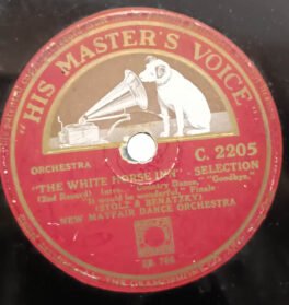 The white horse Inn Selection 78 RPM Record