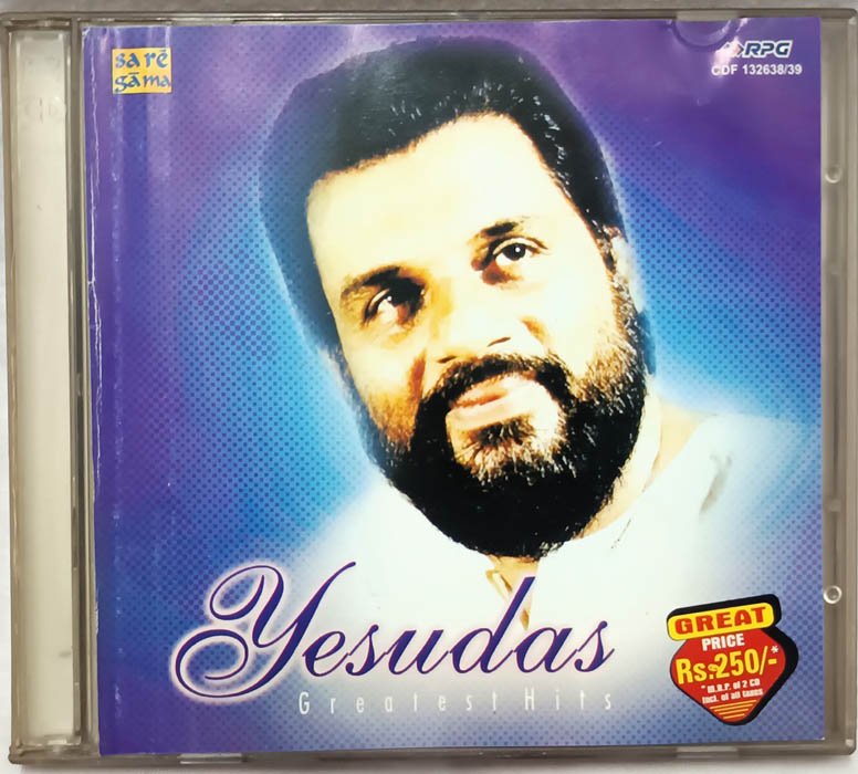 Yesudas Greatest Hits Hindi Audio cd